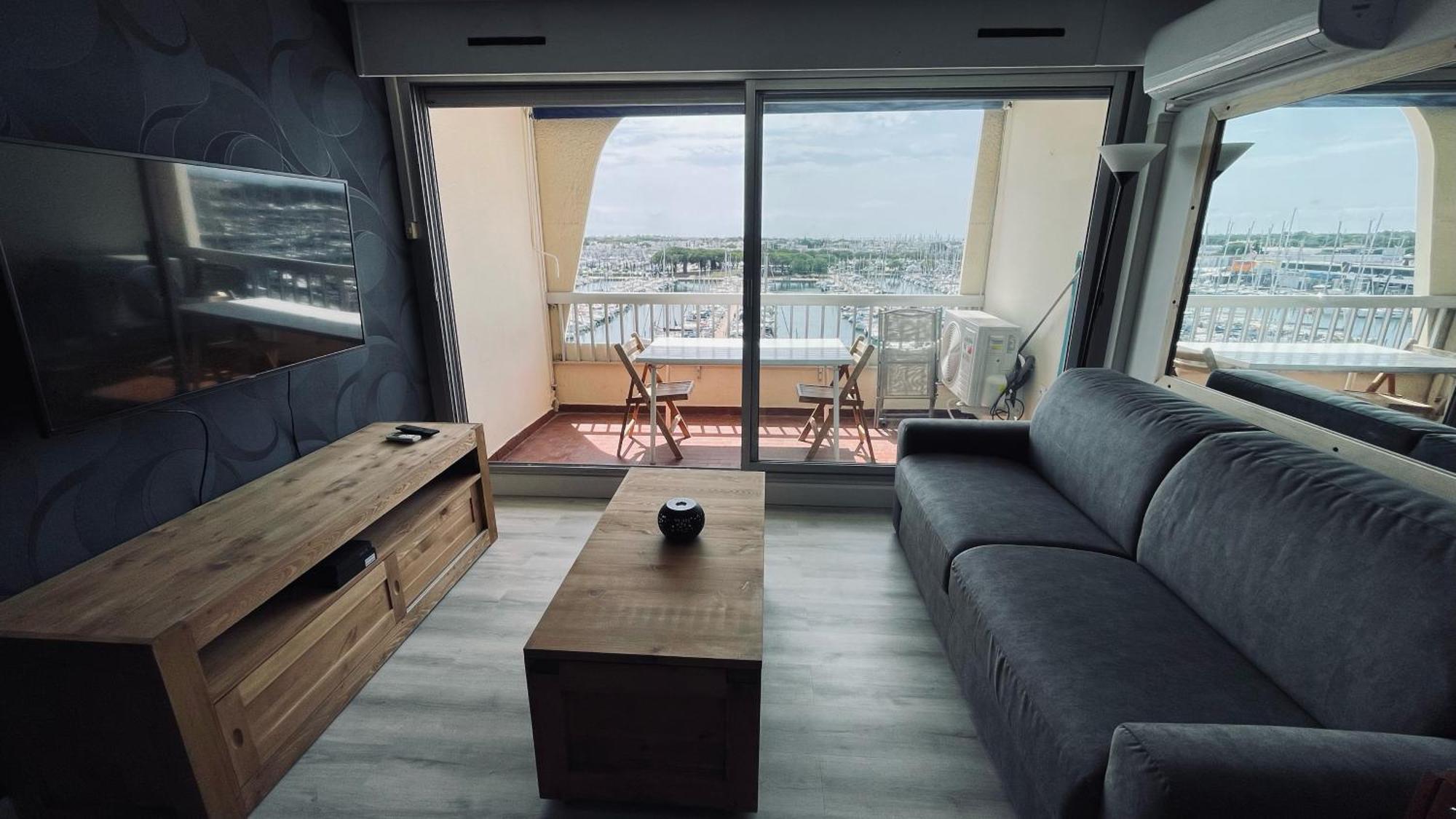 Studio, Vue Imprenable Marina Le Grau-du-Roi Exteriör bild