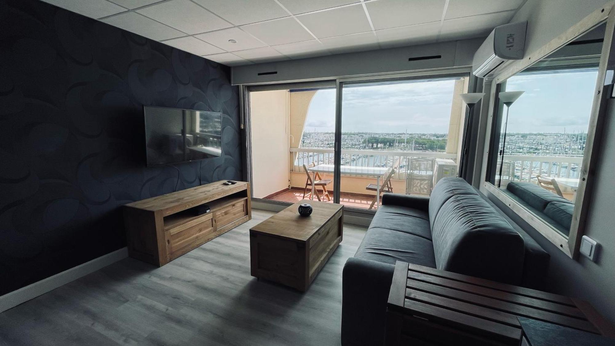 Studio, Vue Imprenable Marina Le Grau-du-Roi Exteriör bild